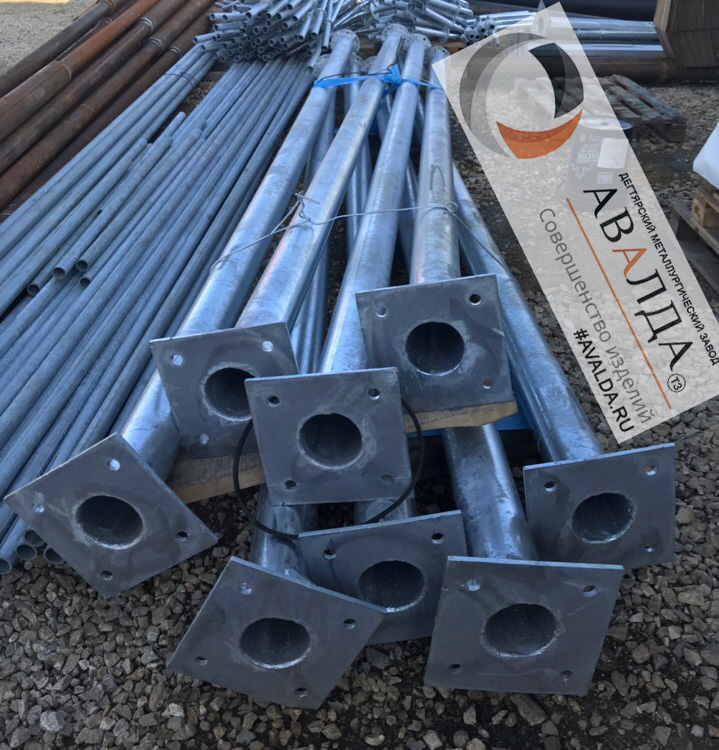 Опоры светофорные Г образные ОГСГ-6,15х3,5 горячий цинк в наличии на ...