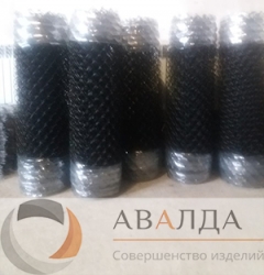 Сетка рабица с полимерным покрытием ГОСТ 5336-80 (Цвет черный) 40х40х2,5 продана в г. Вологда