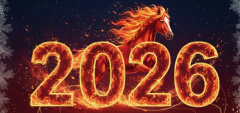 С Новым 2026 годом — годом Красной Огненной Лошади!  