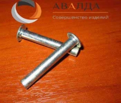 Заклепка оцинкованная полупустотелая ГОСТ 12641-80 размер 5х20 продана в Новосибирск
