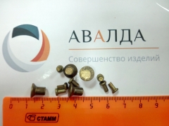 Заклепка латунная 2 мм