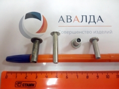 Заклепка полупустотелая 3 мм