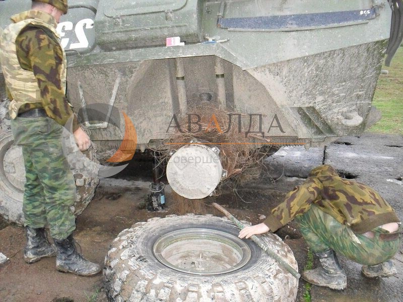 Применение малозаметного препятствия &laquo;Путанка&raquo; для остановки колесного транспорта 